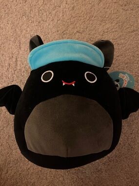 Stranger Things Black Bat Plush Toy with Blue Hat - Kids Toys